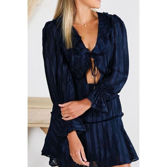Finders Keepers Soraya Ruffle Mini Dress - Picture 3 of 11